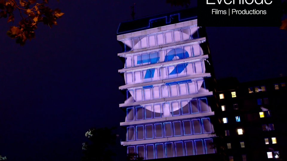 Happy Birthday NHS Projection Mapping by Evenlode Films and Productions